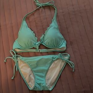 Victoria's Secret Mint Green Bikini Set